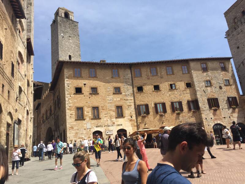 Wilma de krom in Toscane