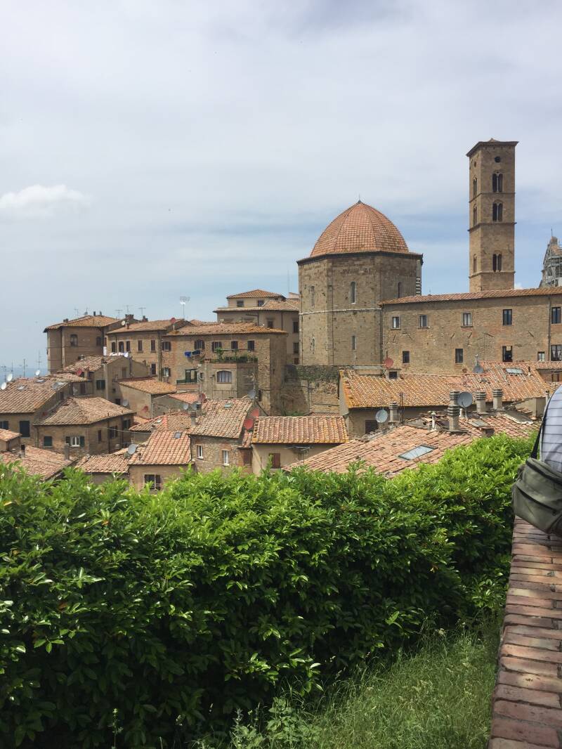 Wilma de krom in Toscane