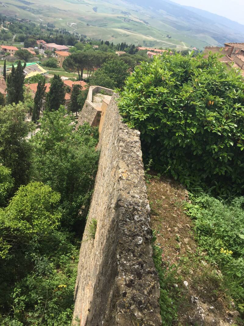 Wilma de krom in Toscane