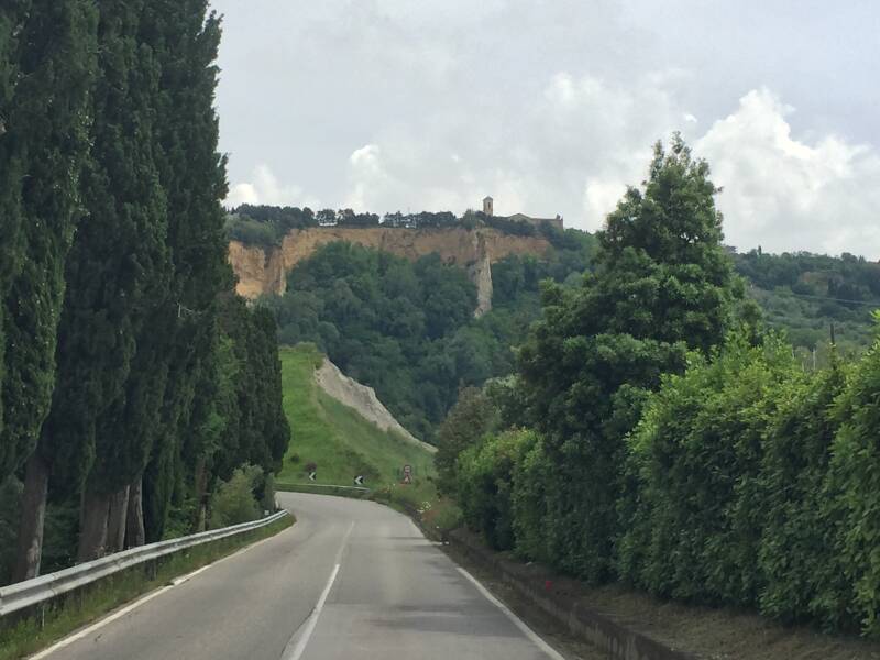 Wilma de krom in Toscane