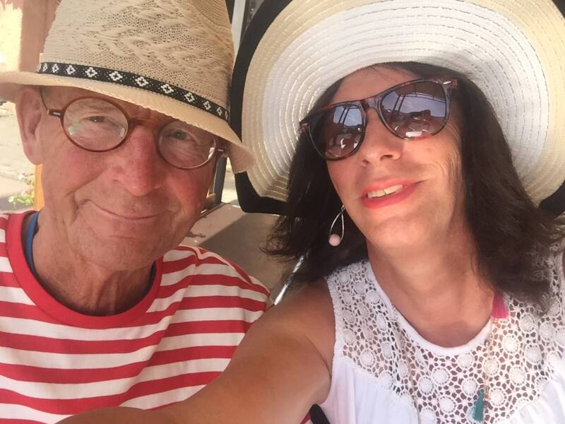 Wilma de Krom op Sardinie