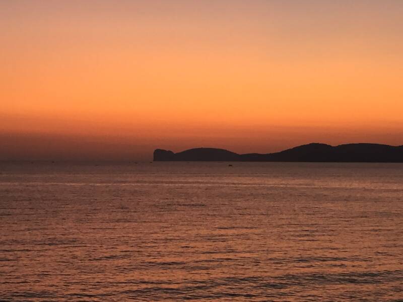 Wilma de Krom op Sardinie