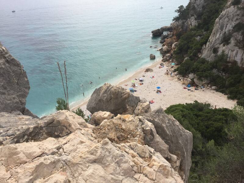 Wilma de Krom op Sardinie