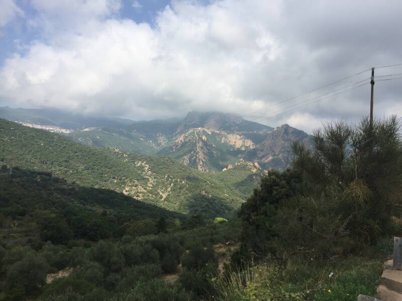 Wilma de Krom op Sardinie