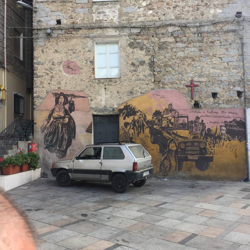 Wilma de Krom op Sardinie