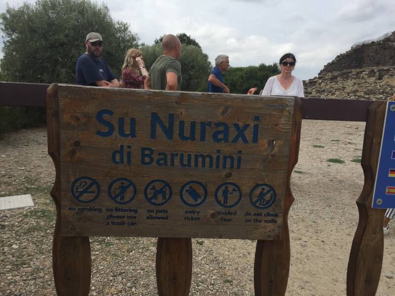 Wilma de Krom op Sardinie