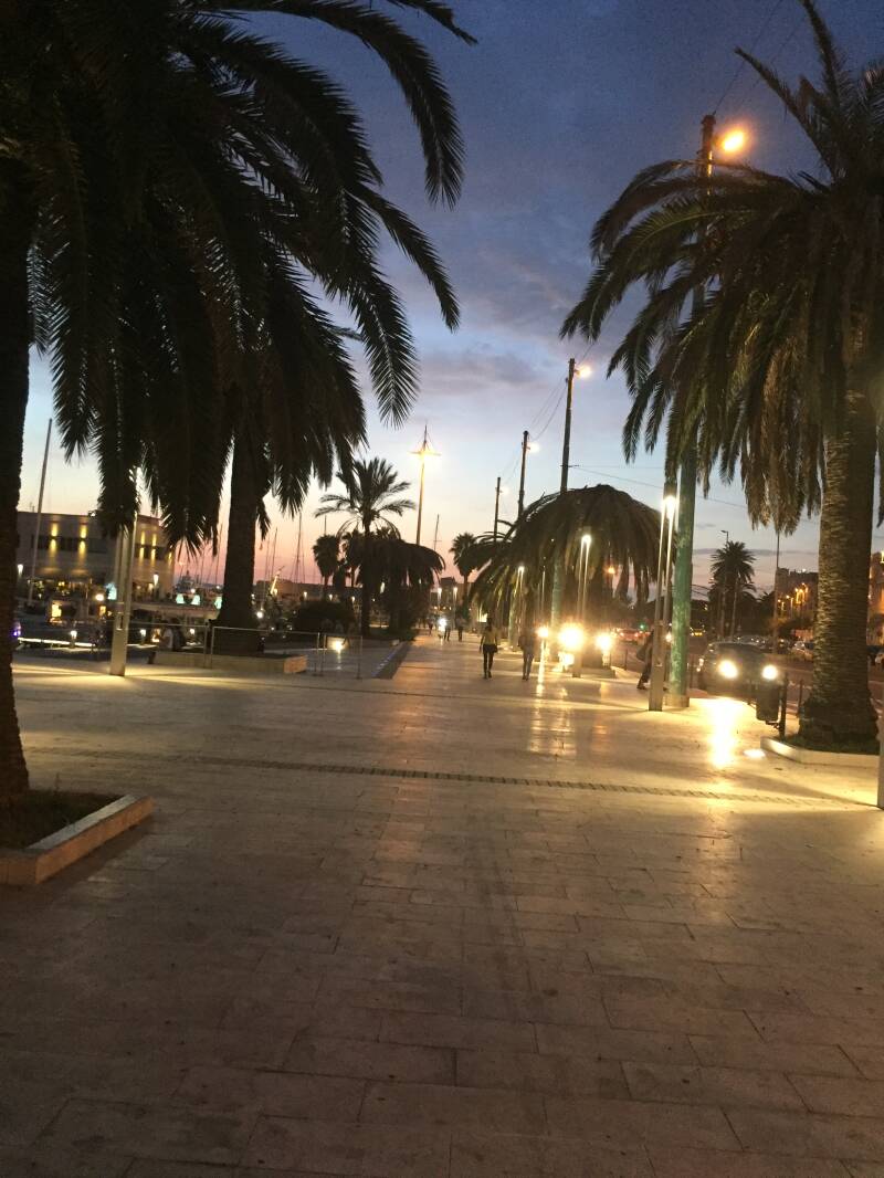 Wilma de Krom op Sardinie