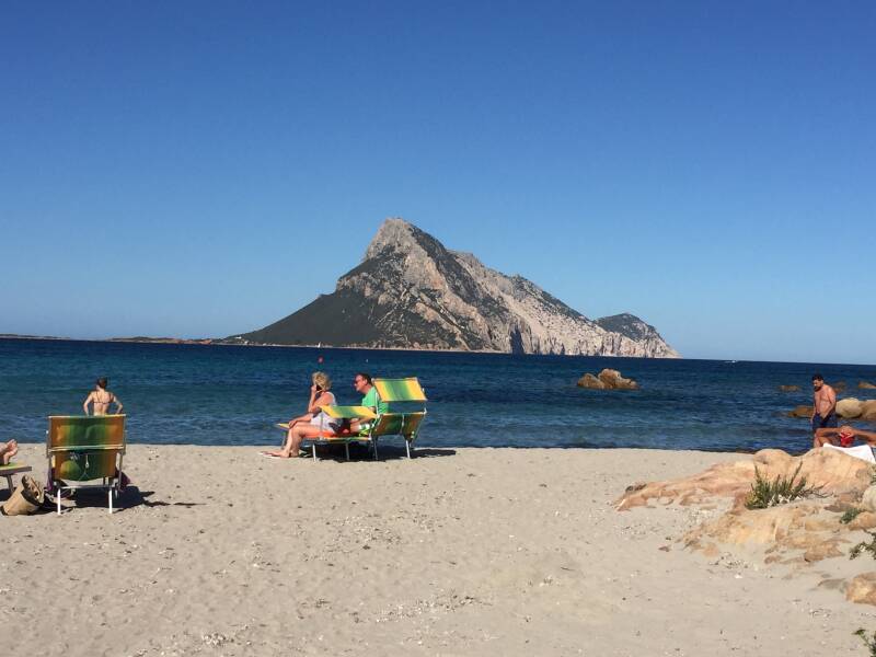 Wilma de Krom op Sardinie