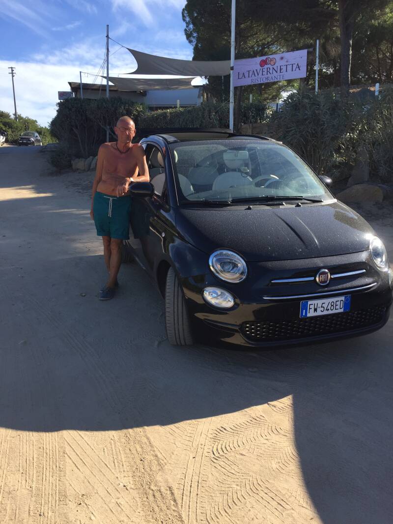 Wilma de Krom op Sardinie