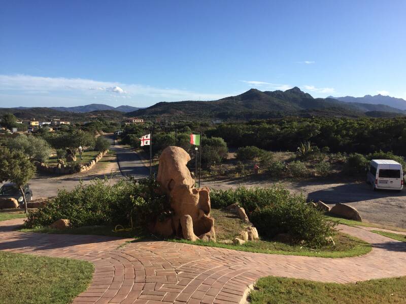 Wilma de Krom op Sardinie