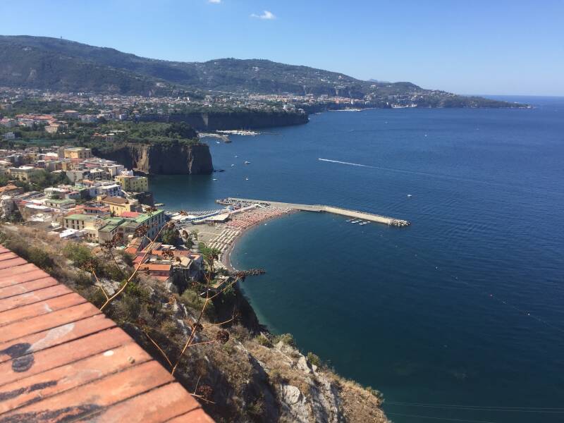 Wilma de Krom in Amalfi