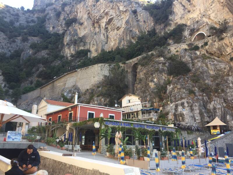 Wilma de Krom in Amalfi