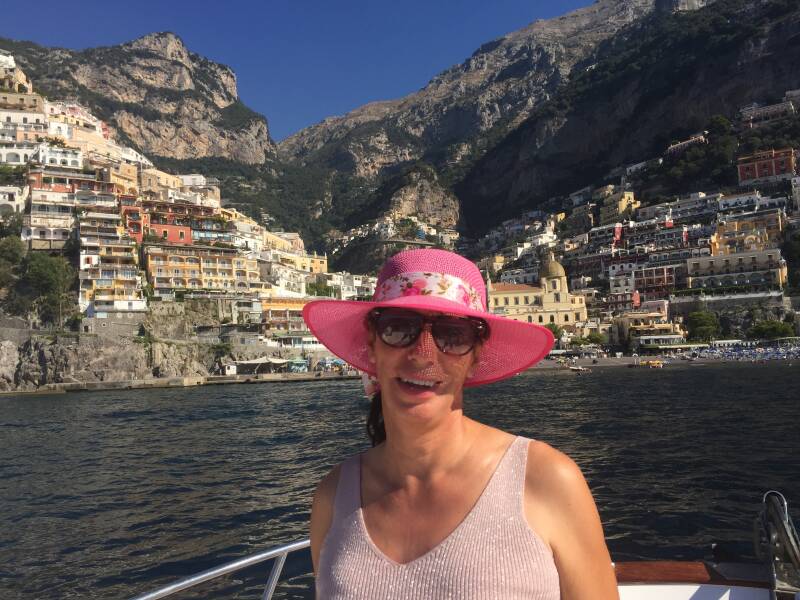 Wilma de Krom in Amalfi