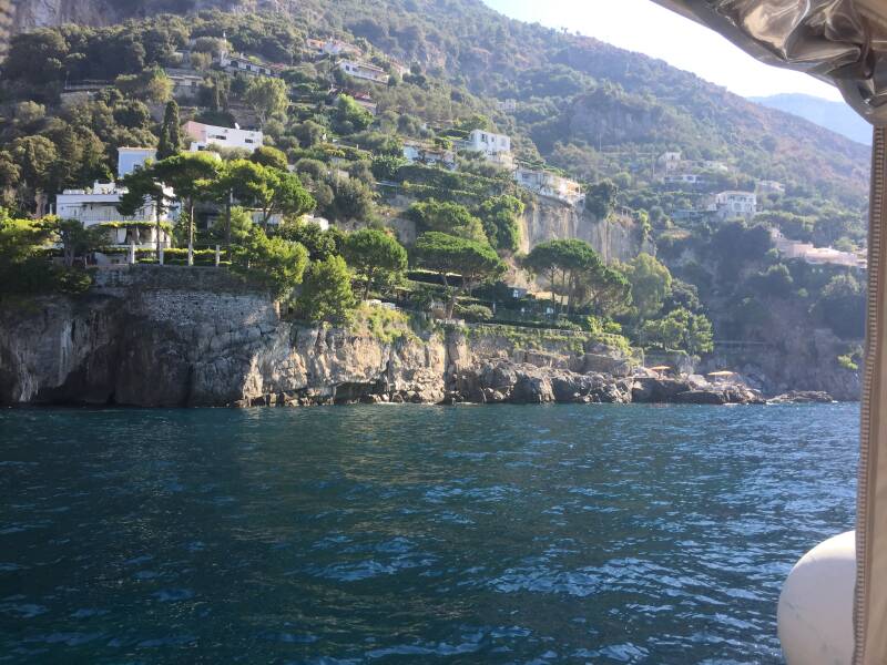 Wilma de Krom in Amalfi