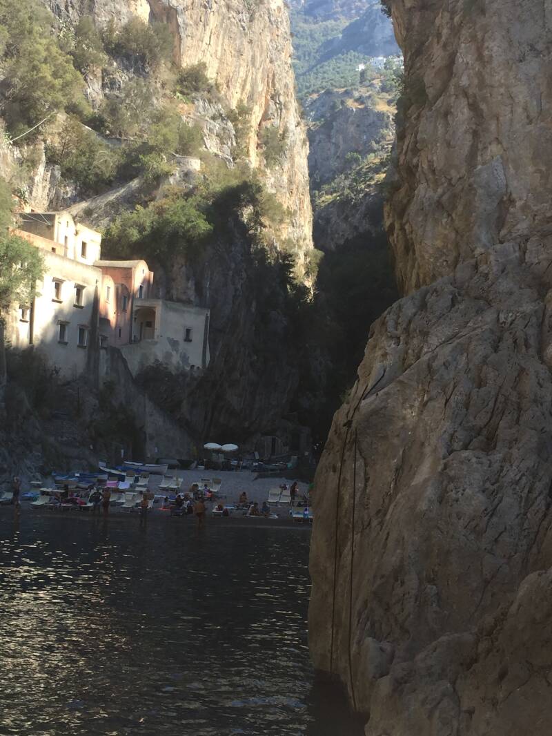Wilma de Krom in Amalfi