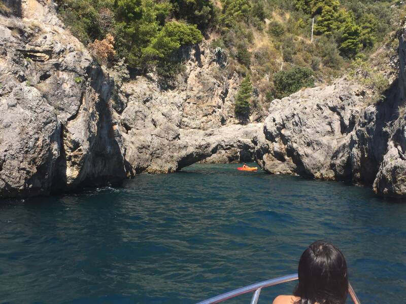 Wilma de Krom in Amalfi