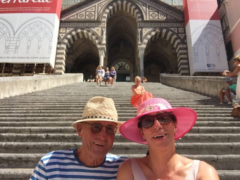 Wilma de Krom in Amalfi