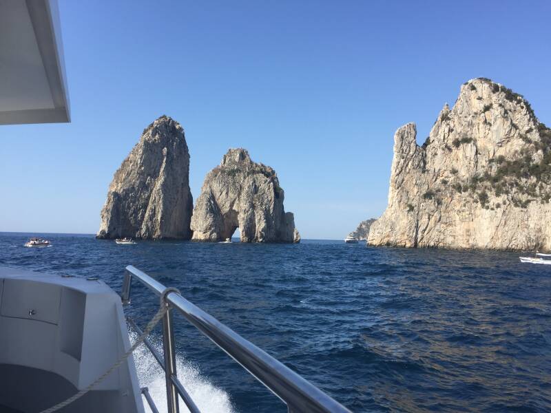 Wilma de Krom in Amalfi