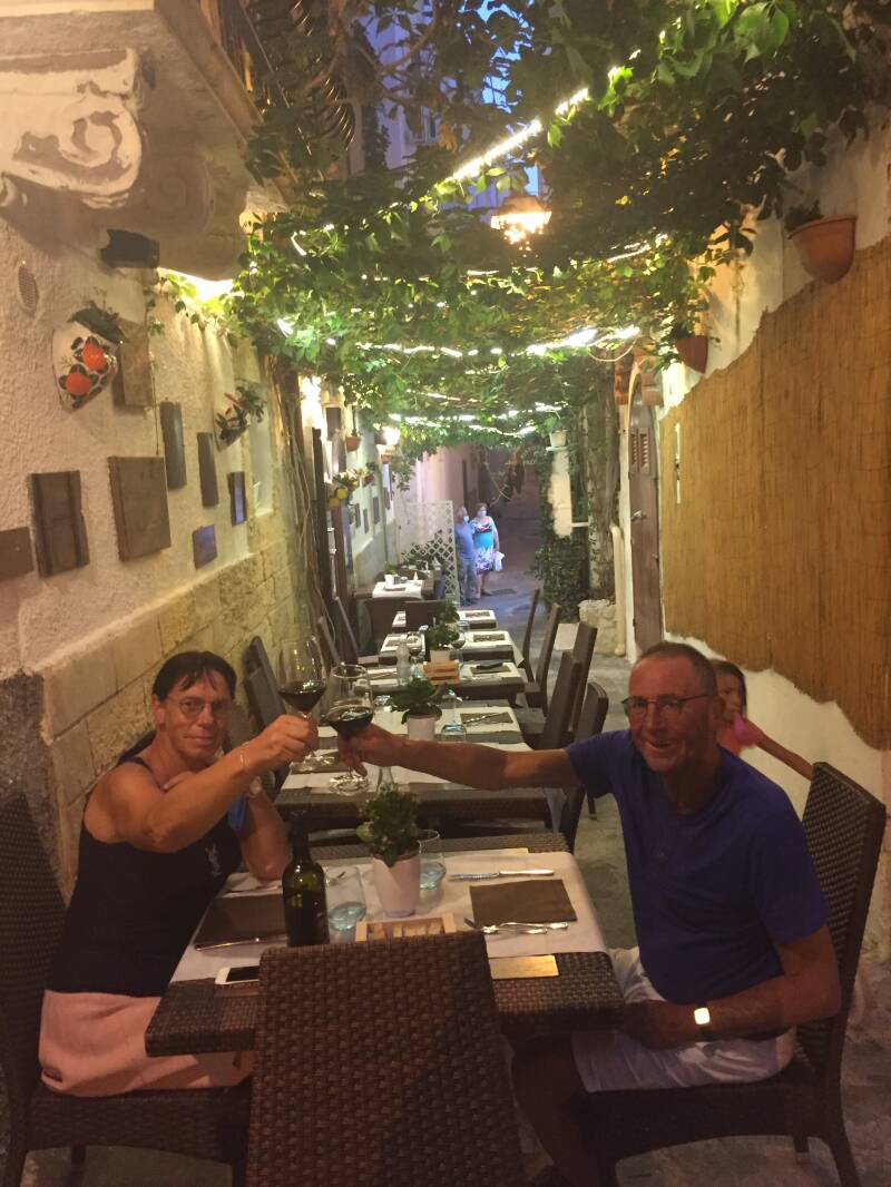 Wilma de Krom in Puglia