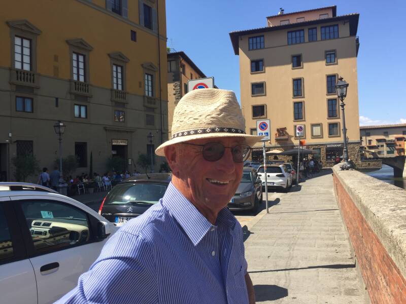 Wilma de Krom in Italie