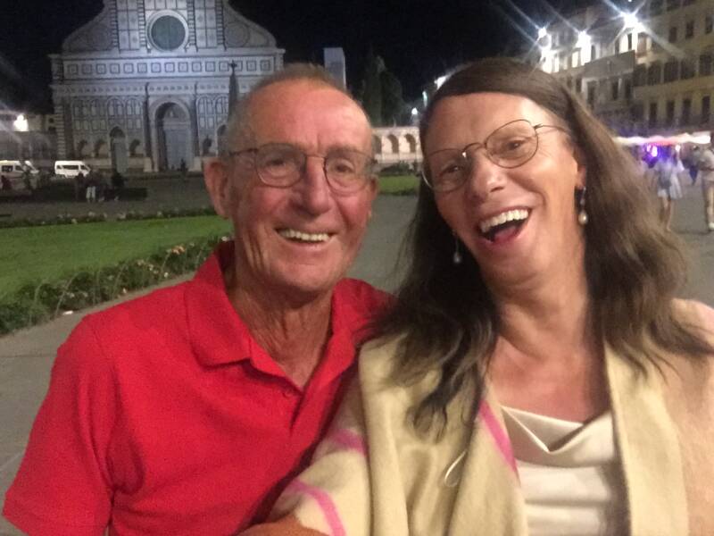 Wilma de Krom in Italie