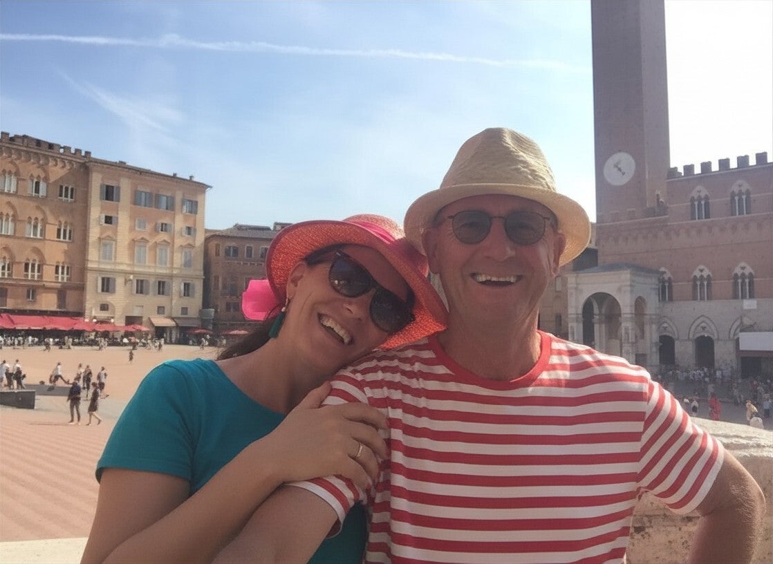 Wilma de Krom in Italie