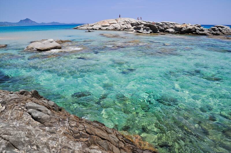 Wilma de Krom op Sardinie