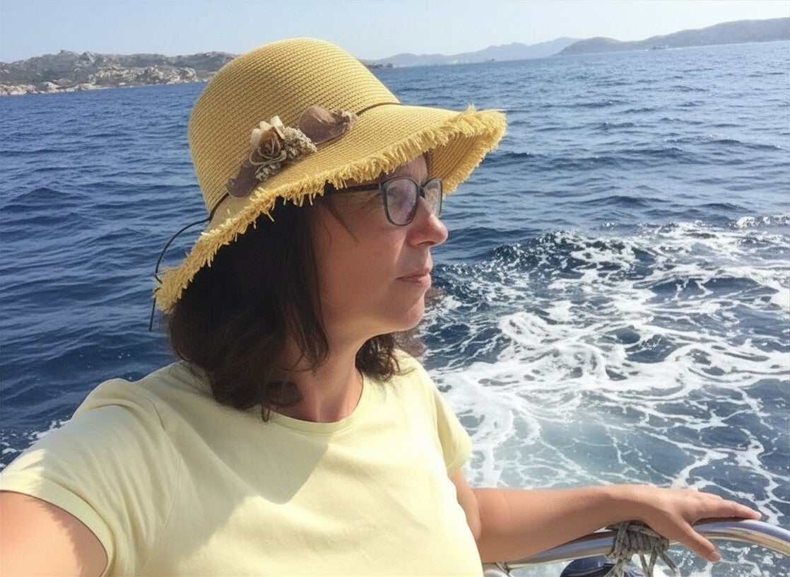 Wilma de Krom op Sardinie