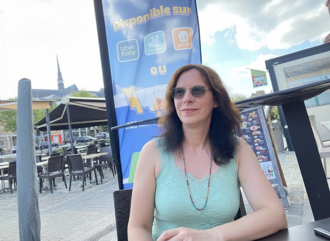 Wilma de Krom aan de Somme