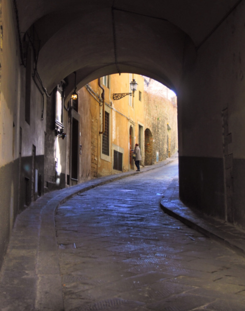 Wilma de Krom in Italie