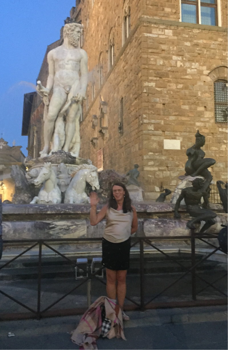 Wilma de Krom in Italie