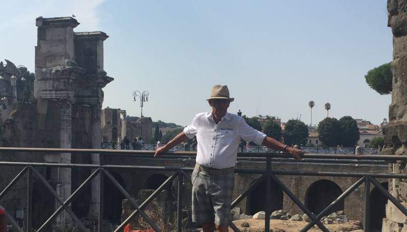 Wilma de Krom in Italie