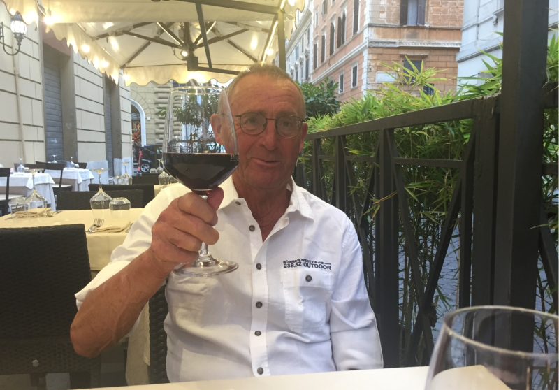 Wilma de Krom in Italie