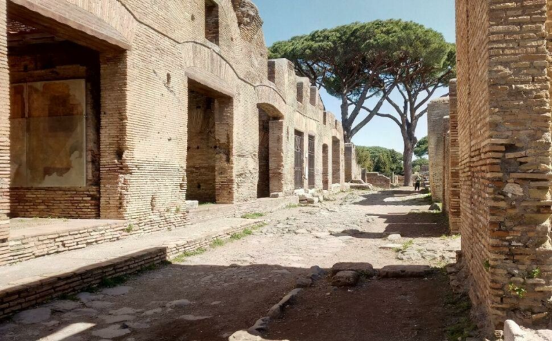 Wilma de Krom in Italie