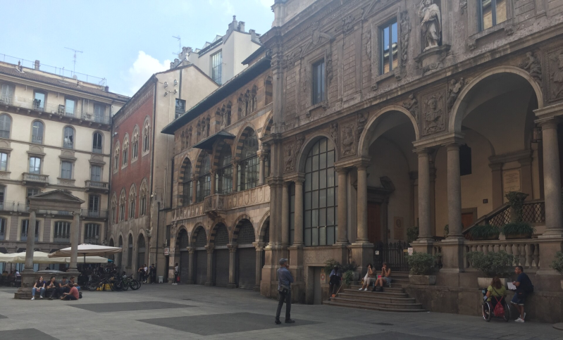 Wilma de Krom in Italie