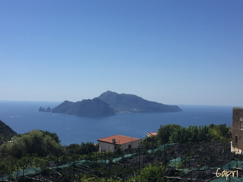 Wilma de Krom in Amalfi