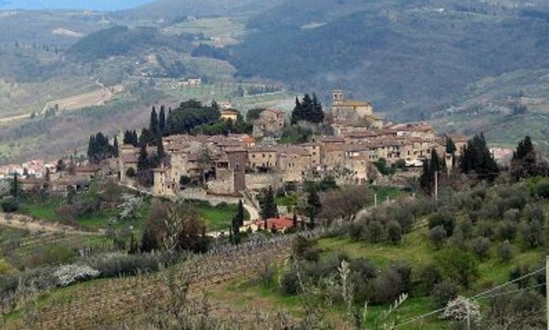 Wilma de krom in Toscane