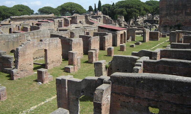 Wilma de Krom in Italie