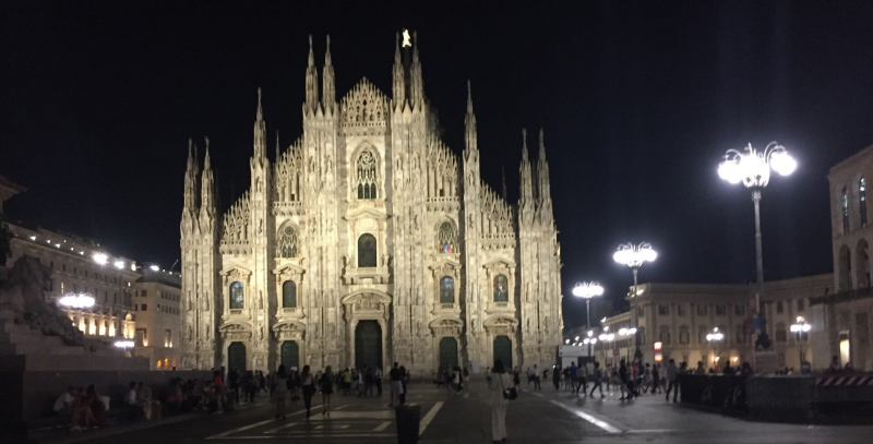 Wilma de Krom in Italie
