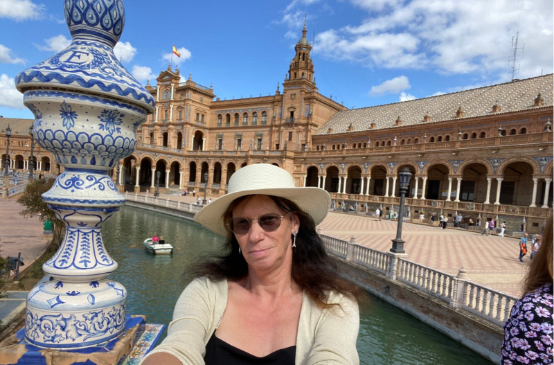 Wilma de Krom in Spanje