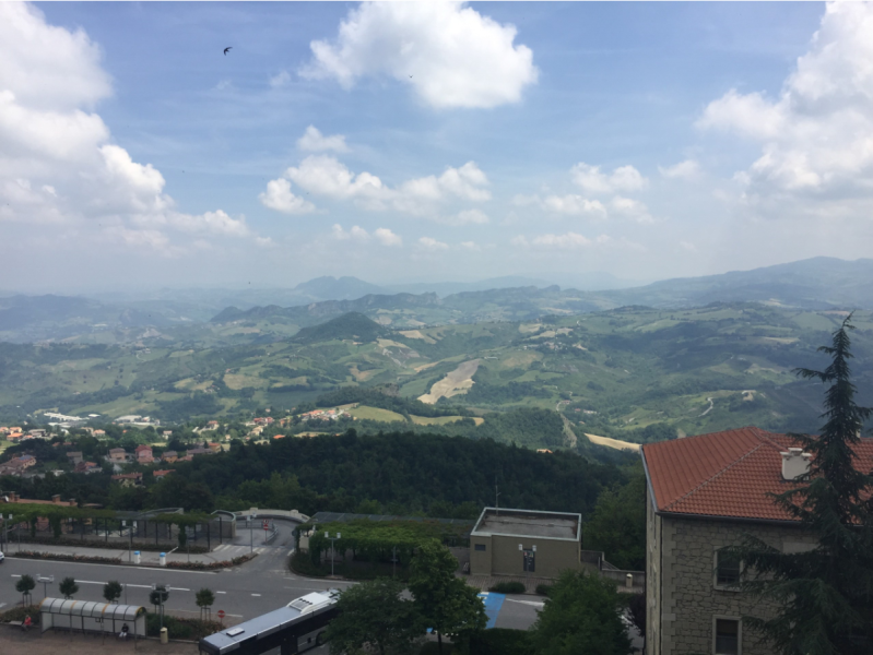 Wilma de Krom in San Marino