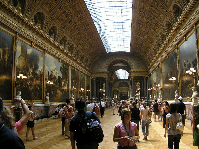 Wilma de Krom in Versailles