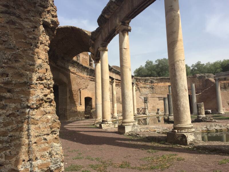 Wilma de Krom in Italie
