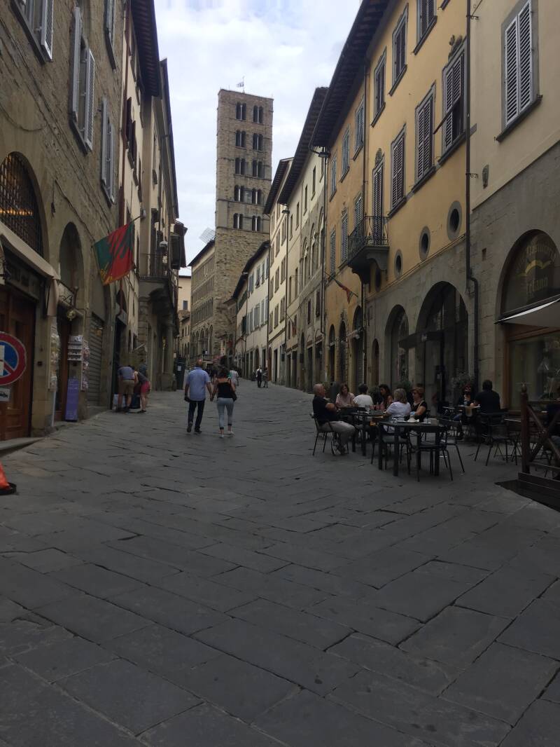 Wilma de Krom in Italie