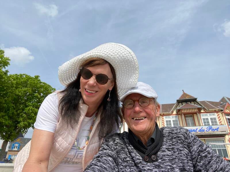 Wilma de Krom aan de Somme