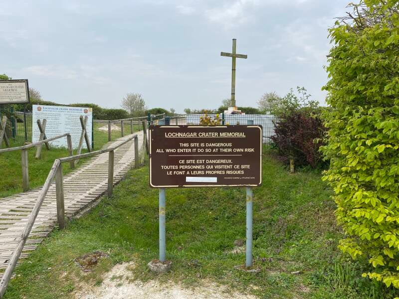 Wilma de Krom aan de Somme