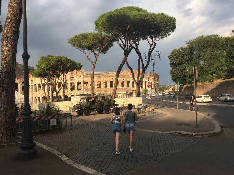 Wilma de Krom in Rome