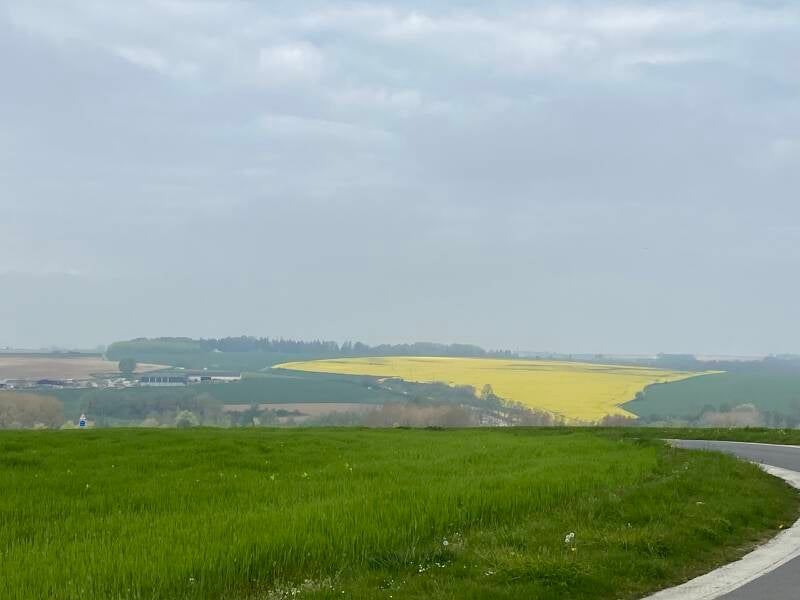 Wilma de Krom aan de Somme