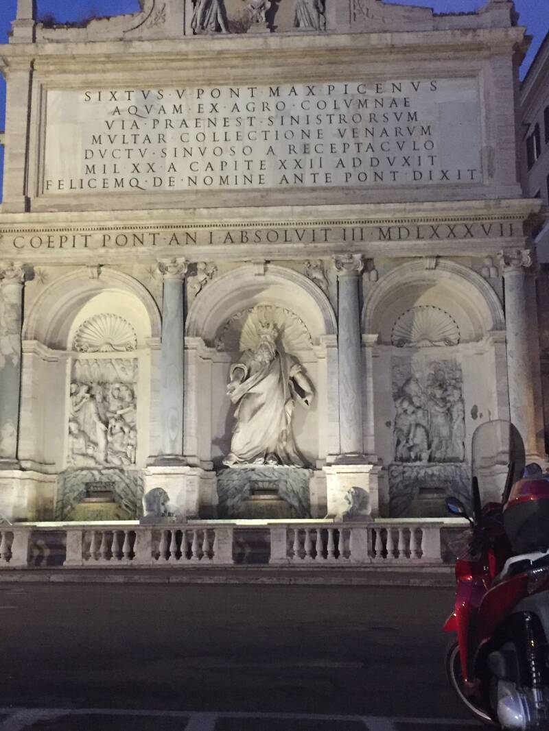 Wilma de Krom in Italie
