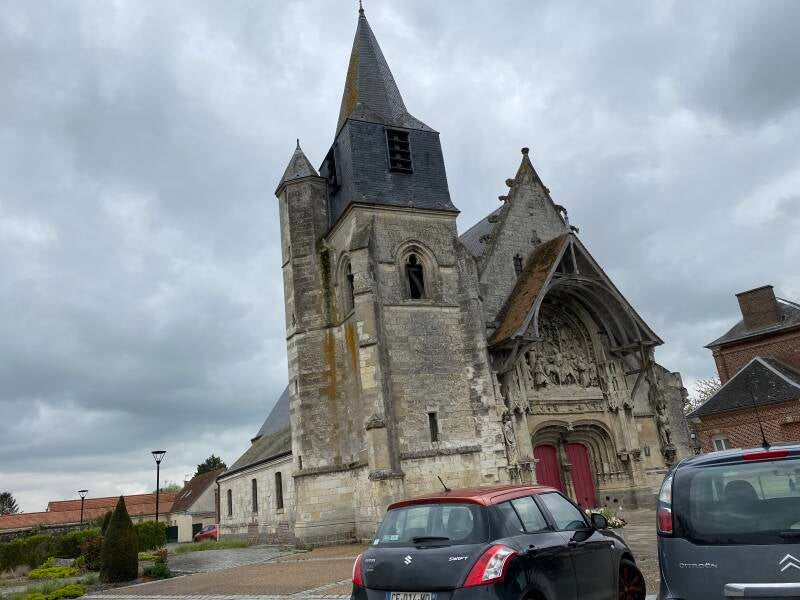Wilma de Krom aan de Somme